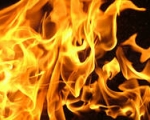 В Михайлове в результате пожара сгорел дом